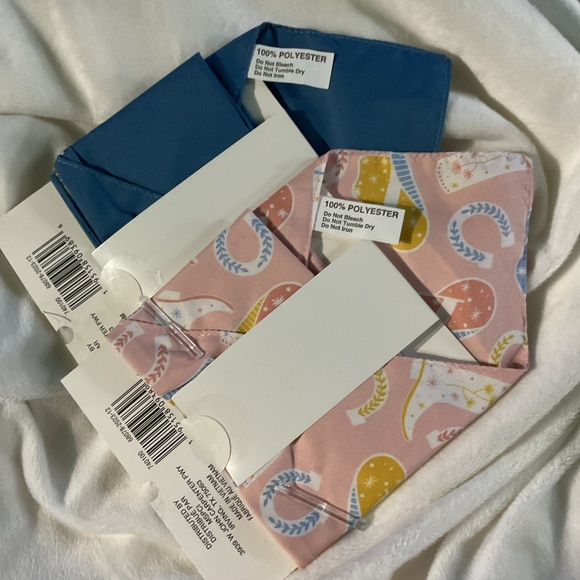 🚫SOLD🚫Bundle of Bandanas for Dogs Cowgirl Howdy NWT Pastel Rodeo - Picture 2 of 5